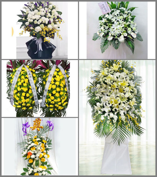 江西赣州崇义县白事花篮预定